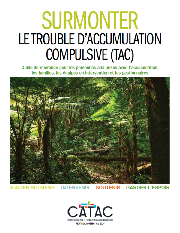 La couverture du guide "SURMONTER LE TROUBLE D’ACCUMULATION COMPULSIVE (TAC)"